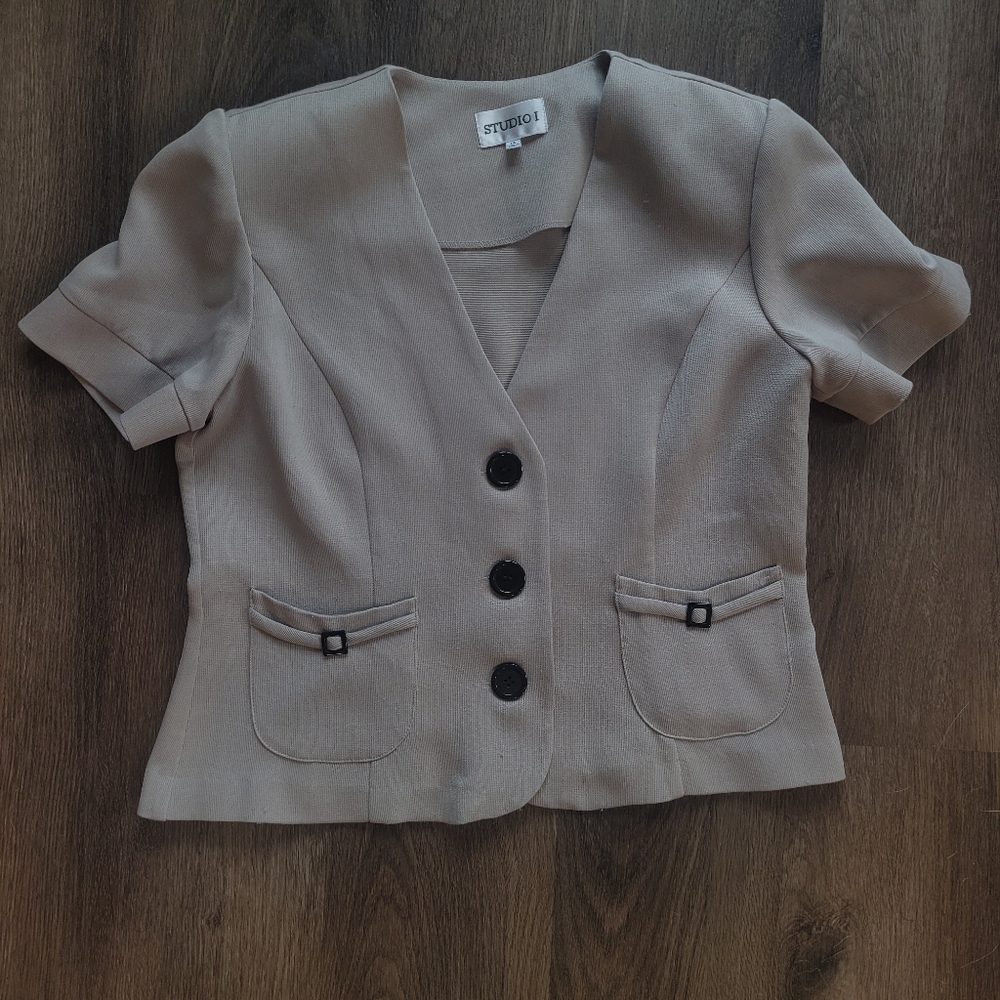 Vinatge Beige Blazer